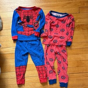 Marvel Spider-Man Kids Pajama Set x 2 – Red & Blue Duo